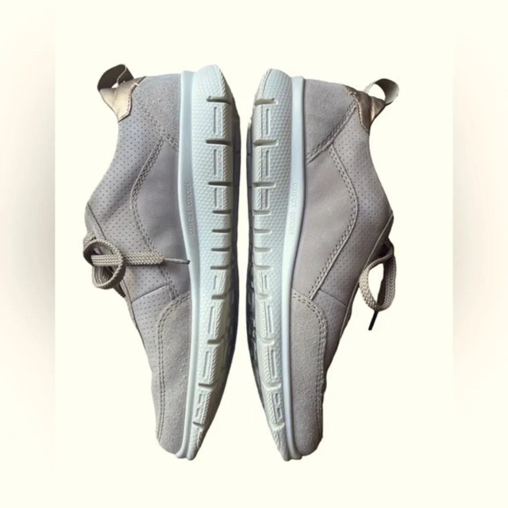 Hotter Gravity II Women’s 6.5 GreyLightweight Sports Trainer Leather Shoes